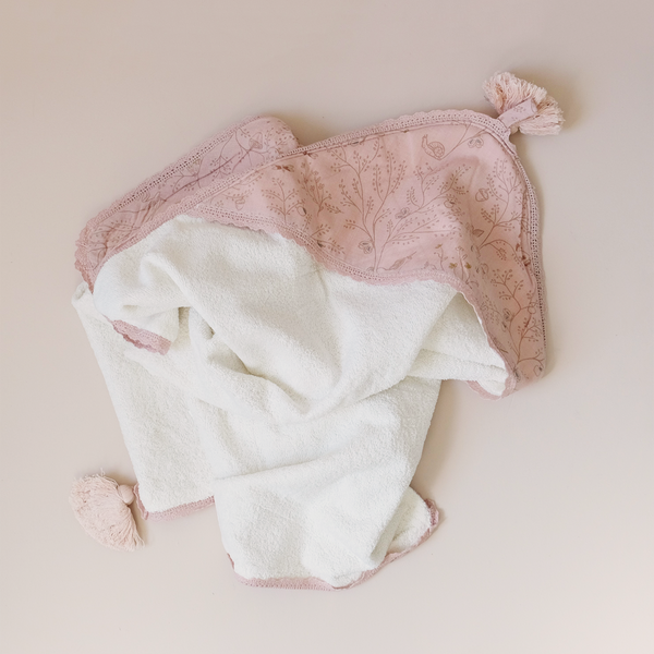 Hooded Towel Secret Garden