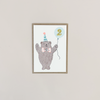 Bear 2nd Birthday Note Card