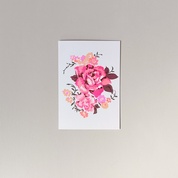 Big Bloom Orange Note Card