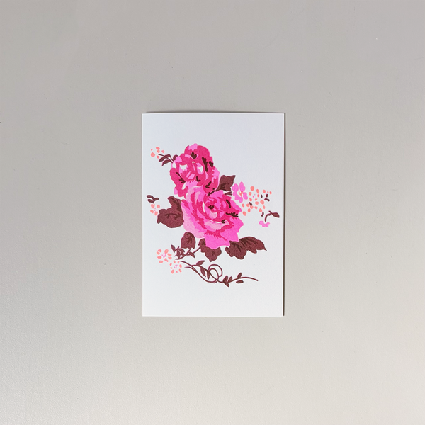 Big Bloom Pink Note Card