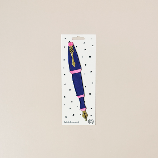 Fountain Pen Embroidered Bookmark