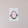 Penguin Japanese Paper Balloon Note Card