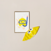 Yellow Fish Japanese Paper Balloon Note Card