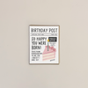 Birthday Post Note Card