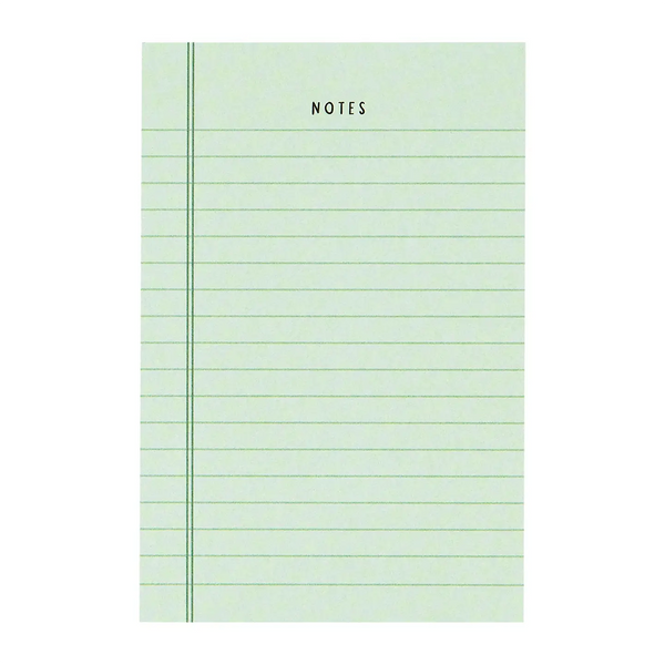 Green Notes Notepad