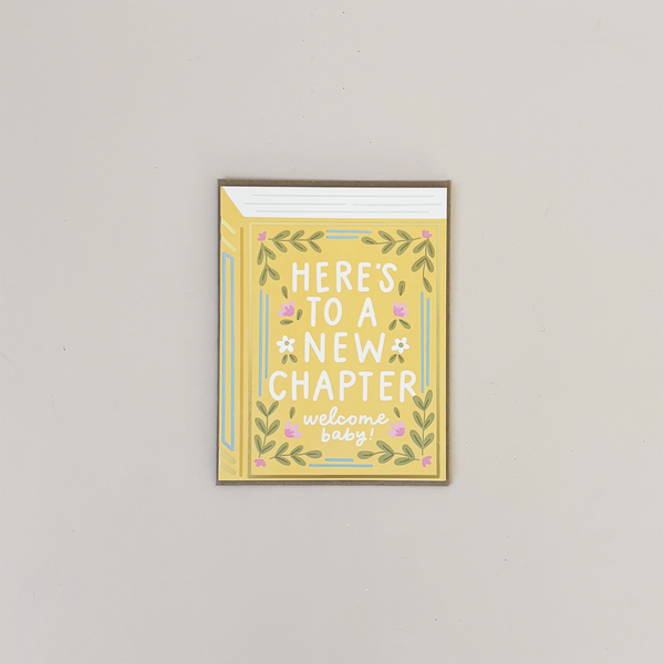 Here's To A New Chapter Note Card