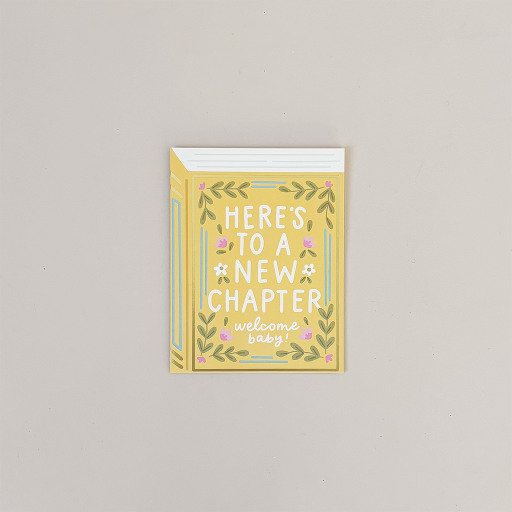 Here's To A New Chapter Note Card