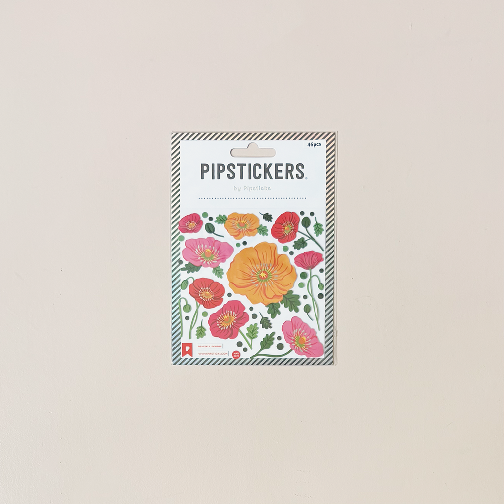 Peaceful Poppies Sticker Sheet