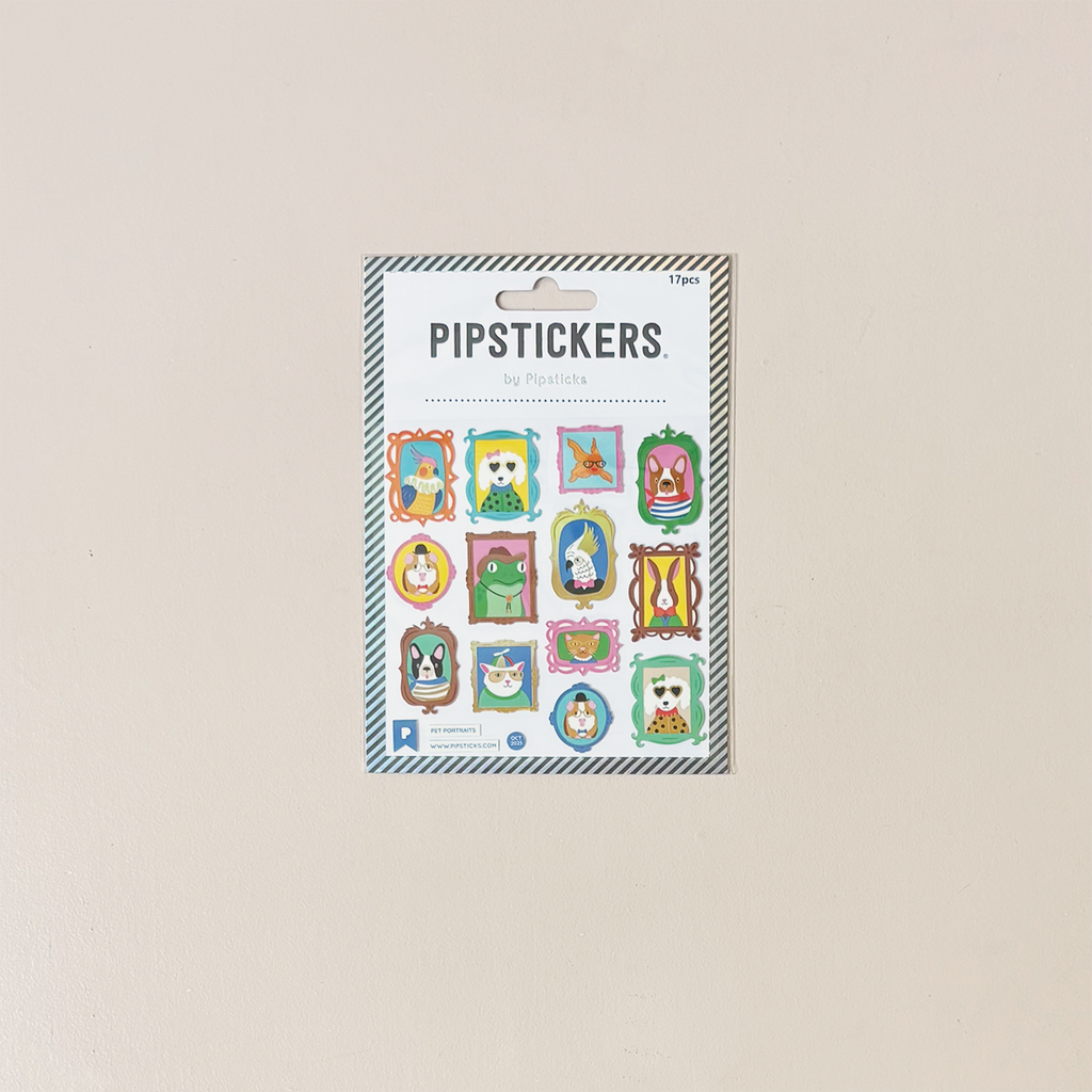Pet Portraits Sticker Sheet