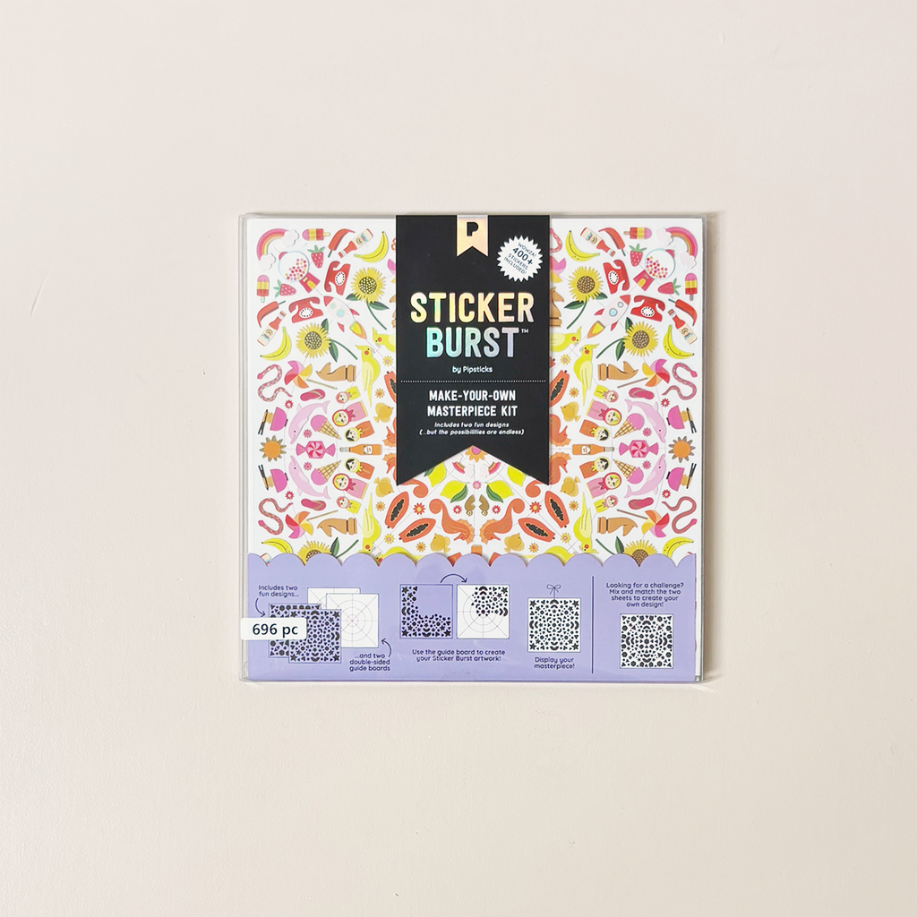 Whirled in Color Sticker Burst Kit