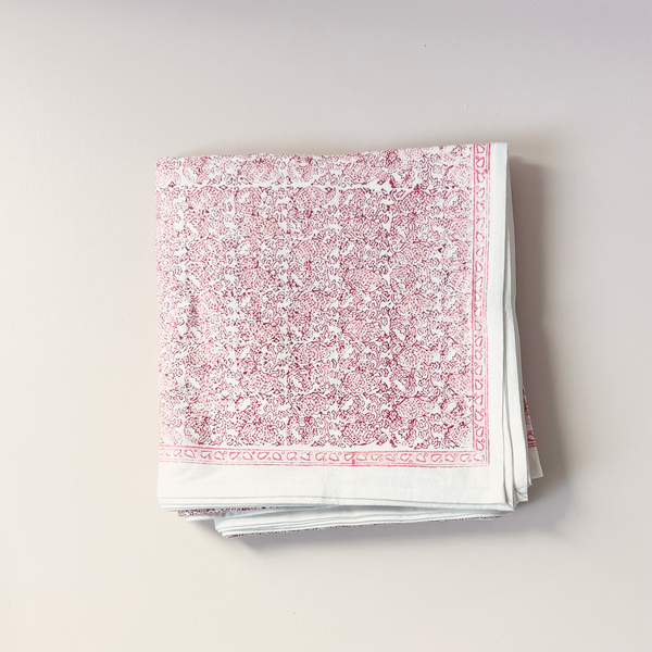 India Hicks Seashell Blush Tablecloth 60" x 120"