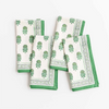 Chardonnay Green Napkins Set/4