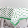 Chardonnay Green Tablecloth 60" x 120"