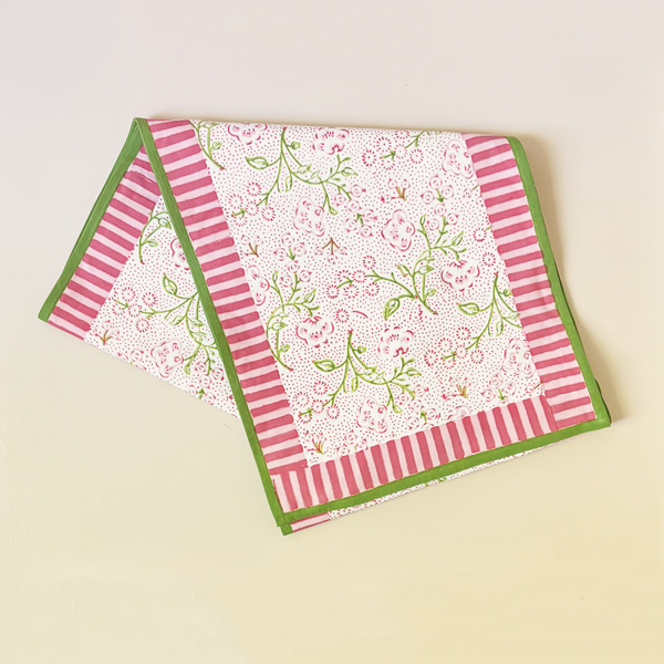 Floral & Berries Table Runner 14" x 108"