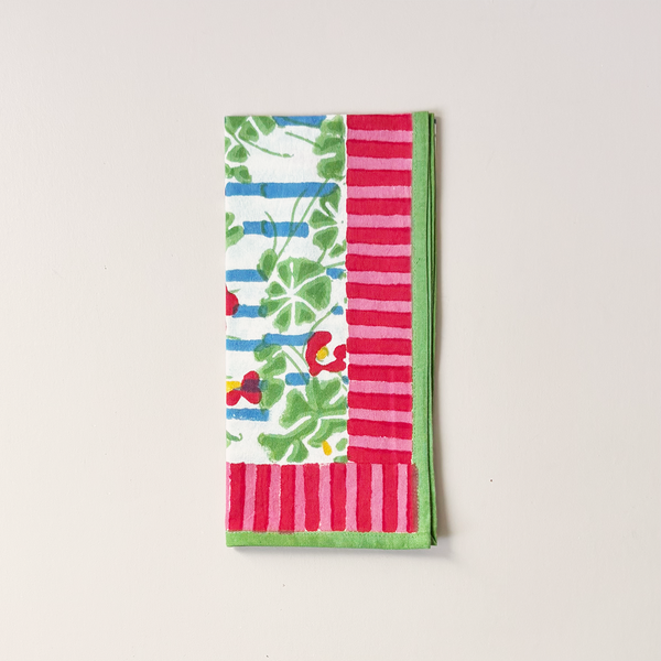 Geranium Carnival Napkin Set/4