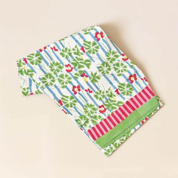 Geranium Carnival Tablecloth 90" Round