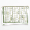 India Hicks Palm Ave Hunter Green Placemats Set/4