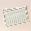 India Hicks Palm Ave Hunter Green Placemats Set/4