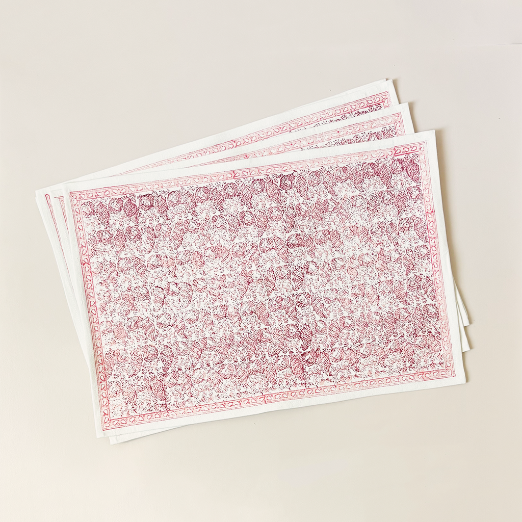 India Hicks Seashell Blush Placemats Set/4