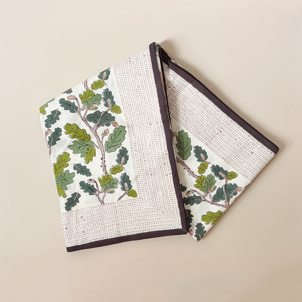 Oak & Acorn Tablecloth 60" x 90"