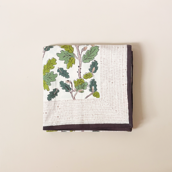Oak & Acorn Tablecloth 60" x 120"