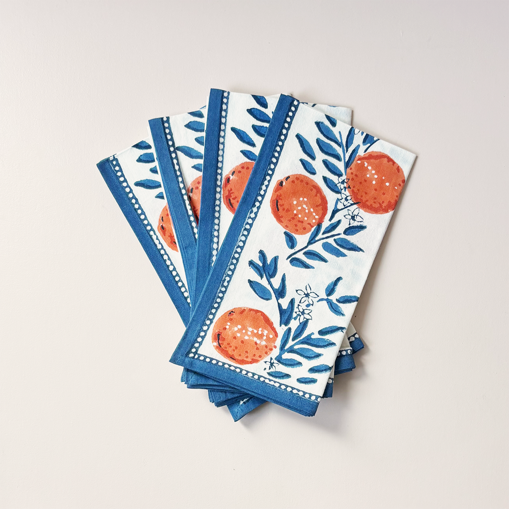 Orange Grove Napkin Set/4