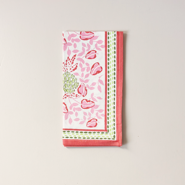 Pineapple Party Napkin Set/4