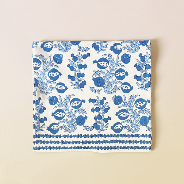 Pom Bells Wedgewood Table Runner 14" x 108"