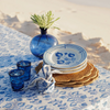 Pom Bells Wedgewood Tablecloth 60" x 120"