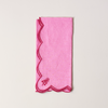 Scalloped Buti Napkin Set/4 Wild Rose