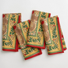 Winter Pinecone Napkins Set/4