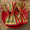 Winter Pinecone Napkins Set/4