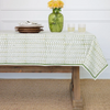 India Hicks Palm Ave Hunter Green Tablecloth 60" x 120"