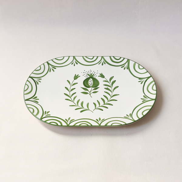 Pomegranate Crest Green Charcuterie Platter