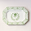 Pomegranate Crest Green Serving Platter