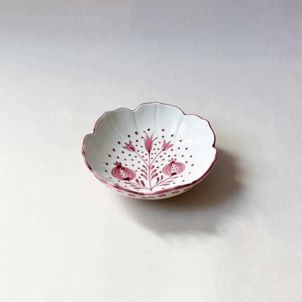 Pomegranate Duet Rose Bowl