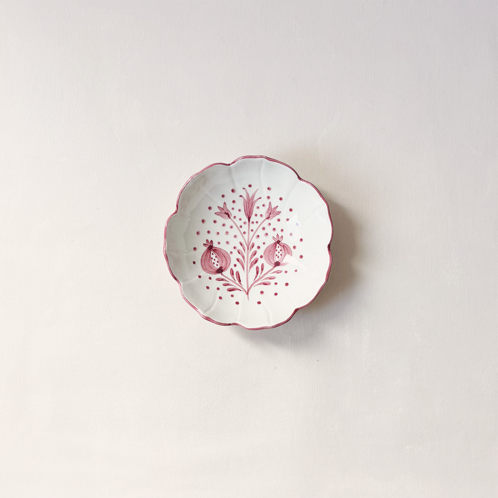 Pomegranate Duet Rose Bowl