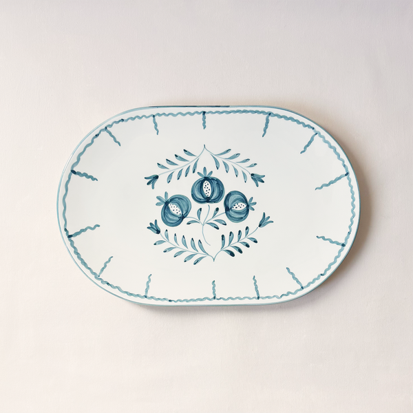 Pomegranate Trio Vine Teal Charcuterie Platter