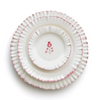 Ruffled Rose Dinner Plate