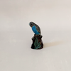 Blue Budgie Bud Vase