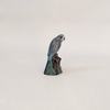 Blue Budgie Bud Vase