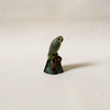 Green Budgie Bud Vase