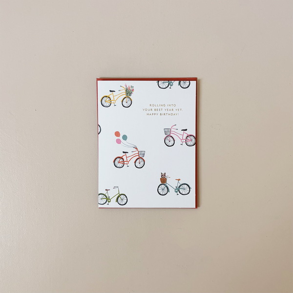Bike Birthday Note Card