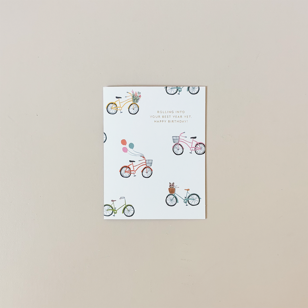 Bike Birthday Note Card