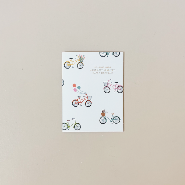 Bike Birthday Note Card