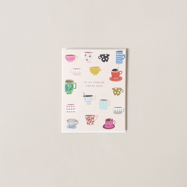 Forever Coffee Date Note Card