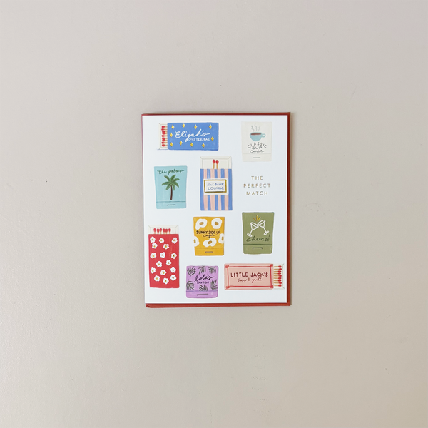 The Perfect Match Note Card