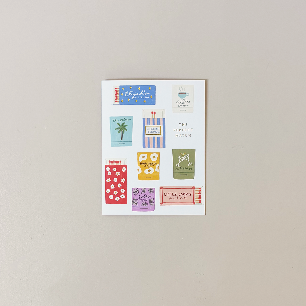 The Perfect Match Note Card