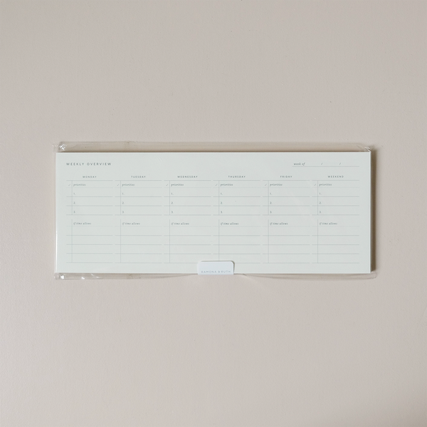 Weekly Keyboard Planner
