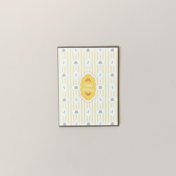Floreale Birthday Note Card